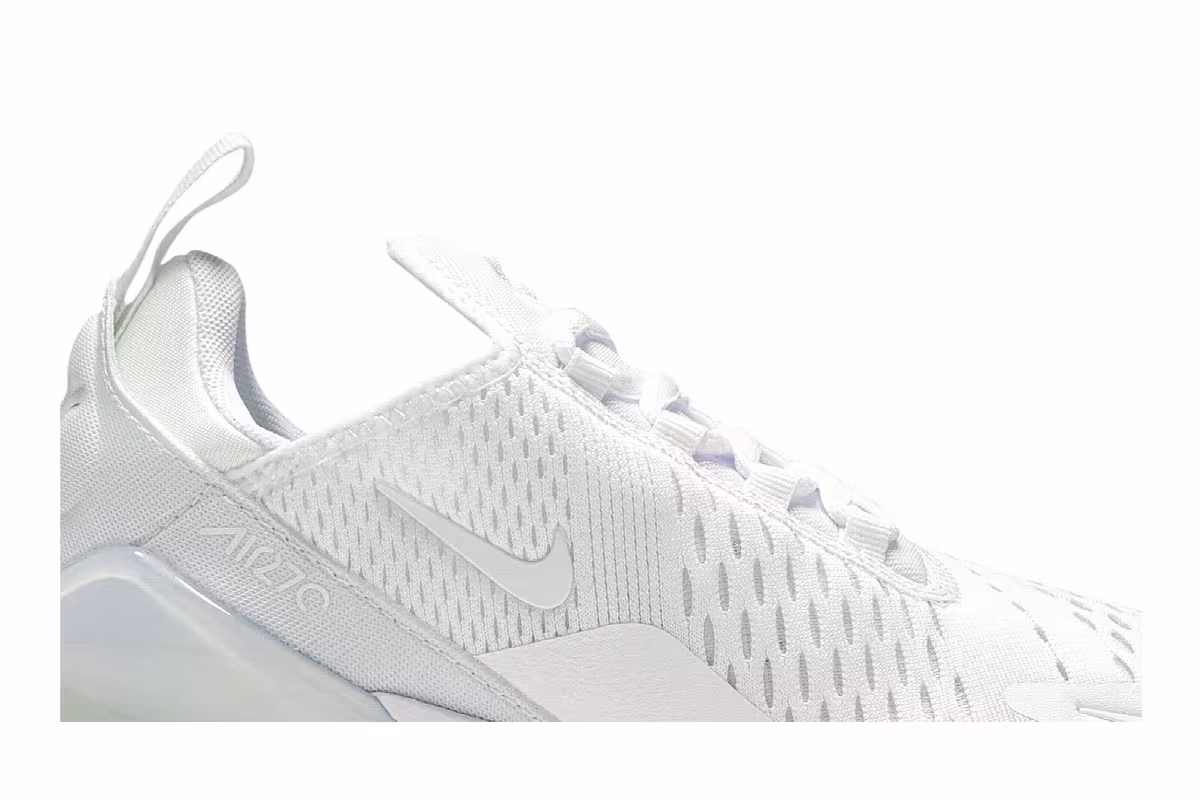 Nike Air Max 270 GS White Silver, view 3