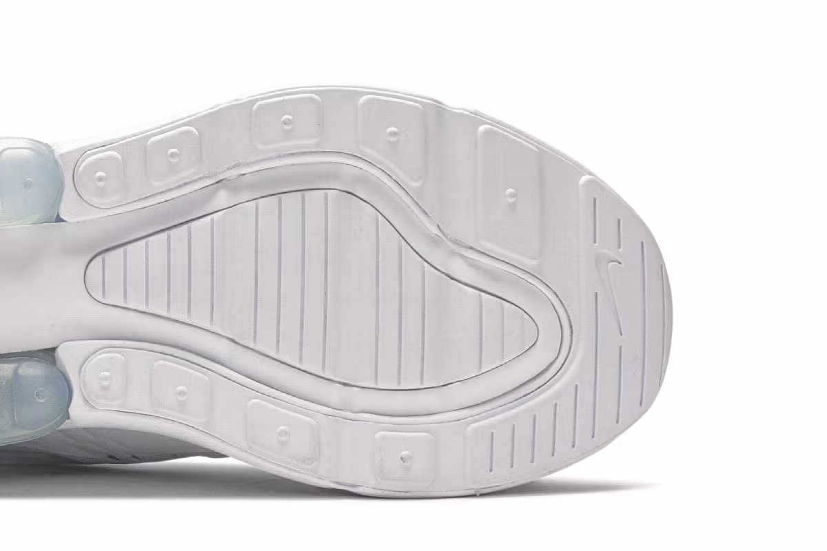Nike Air Max 270 GS White Silver, view 6
