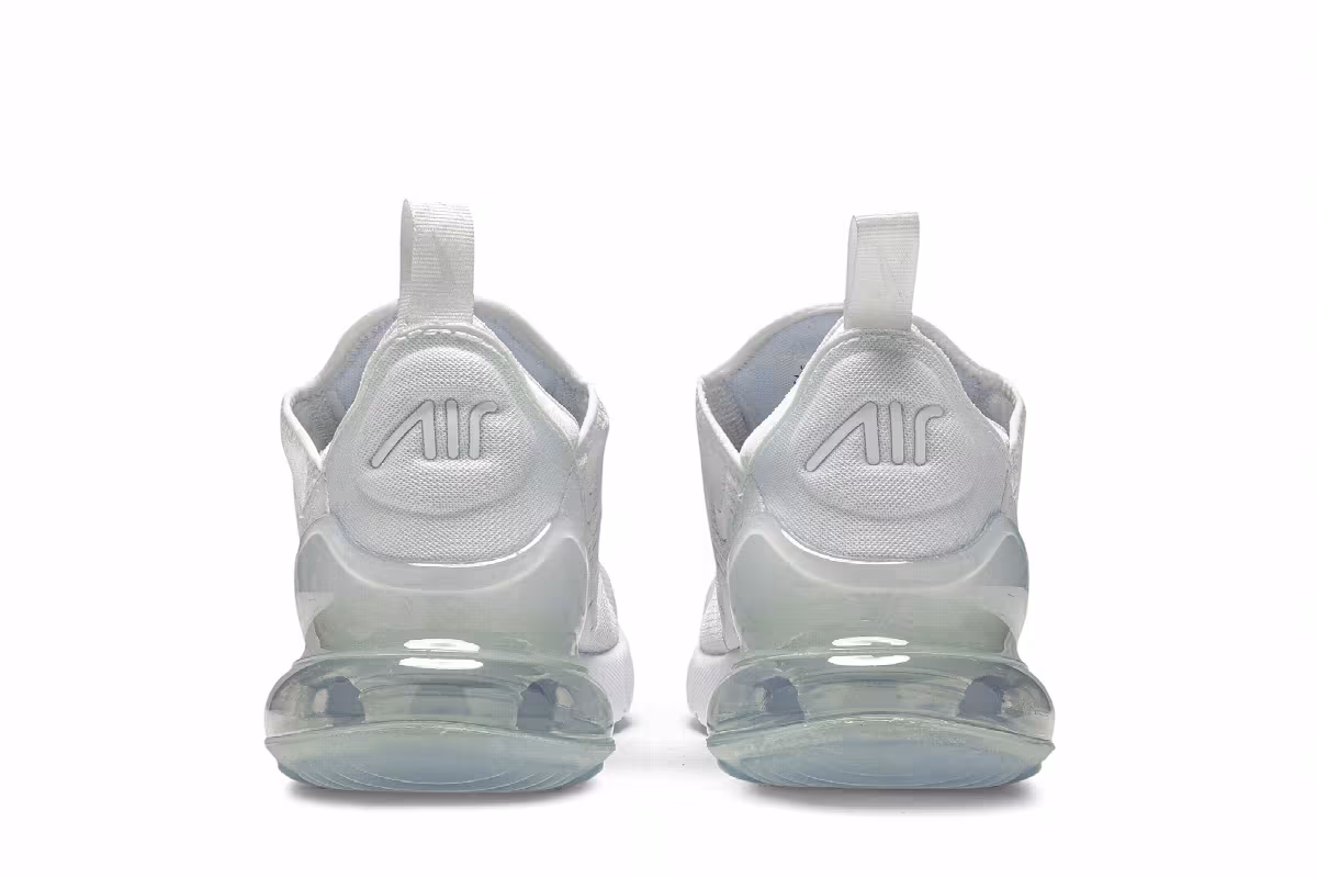 Nike Air Max 270 GS White Silver, view 7
