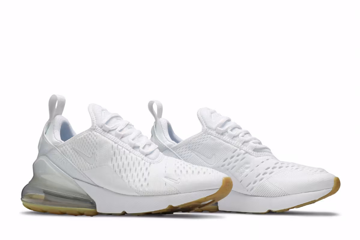 Nike Men's Air Max 270 White Gum, view 9