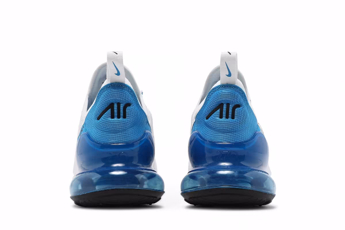 Nike Air Max 270 White Photo Blue, view 7