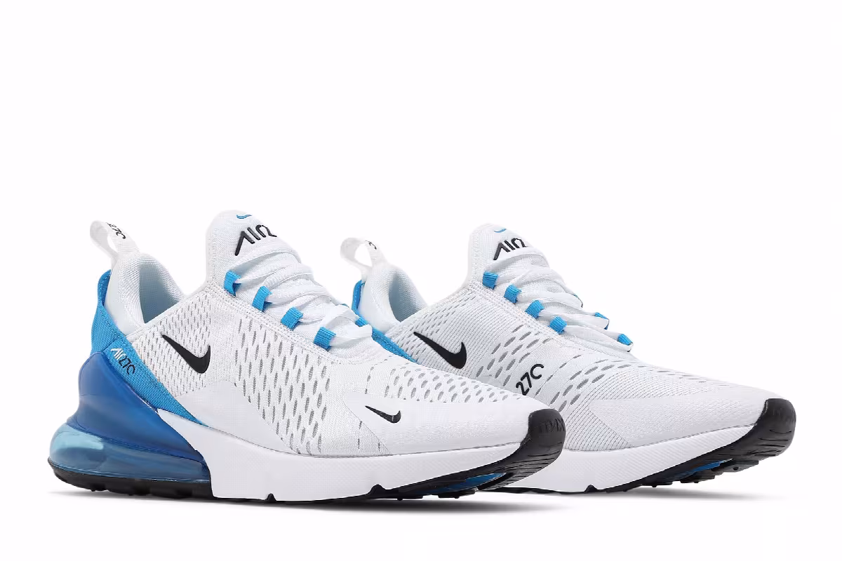 Nike Air Max 270 White Photo Blue, view 9