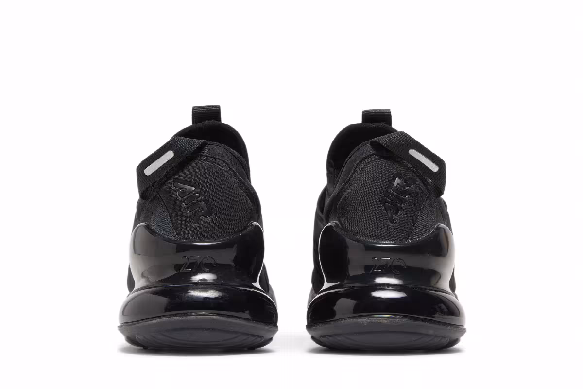 Nike Air Max 270 Extreme GS Triple Black, view 7