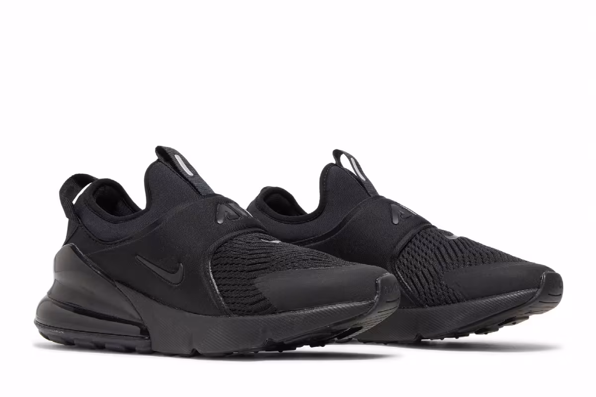 Nike Air Max 270 Extreme GS Triple Black, view 9