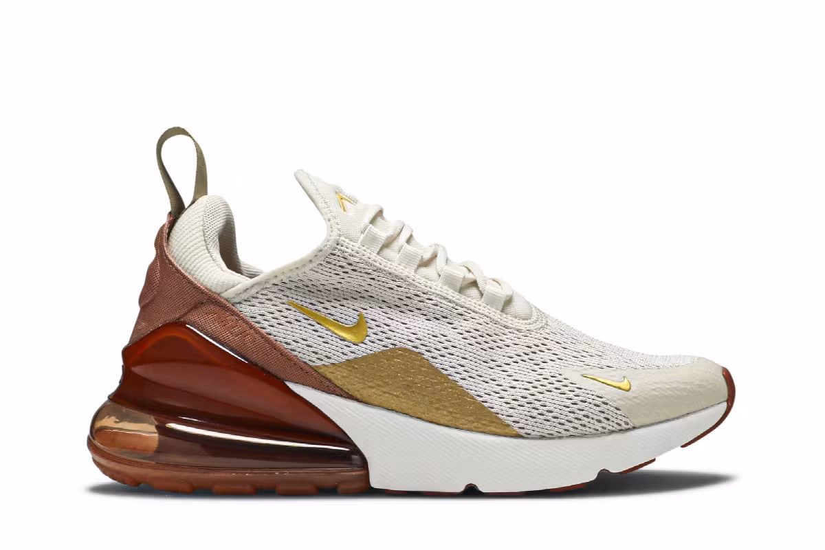 Nike Women's Air Max 270 Light Cream, view 2