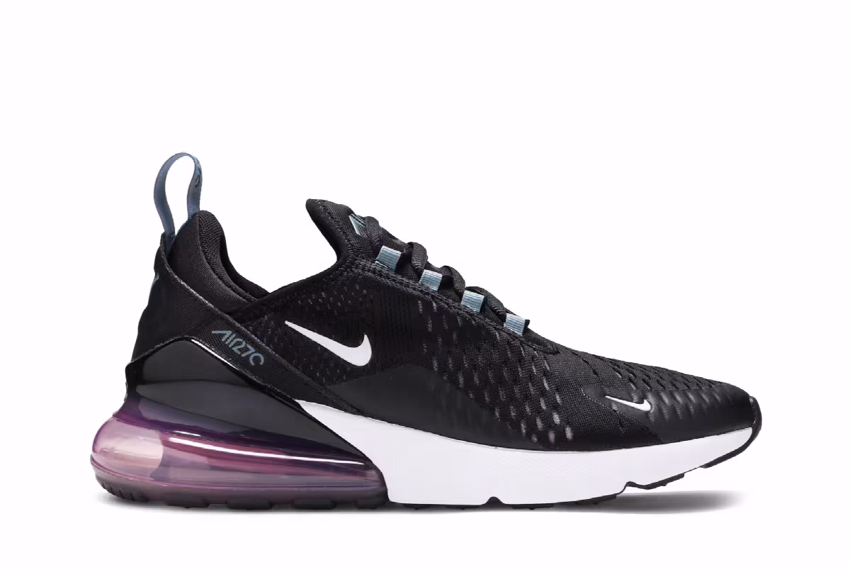 Nike Women's Air Max 270 Black Arctic Pink, view 2