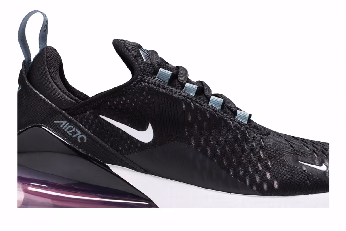 Nike Women's Air Max 270 Black Arctic Pink, view 3