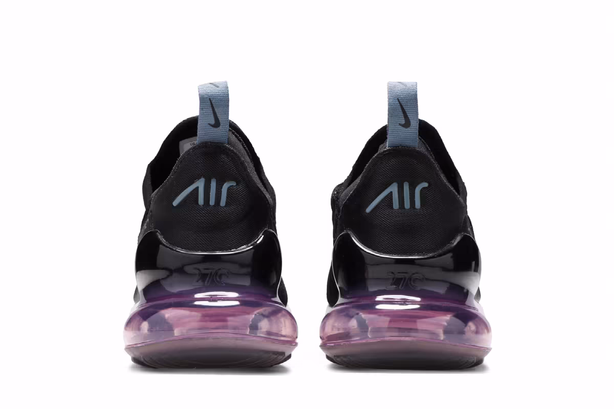 Nike Women's Air Max 270 Black Arctic Pink, view 7