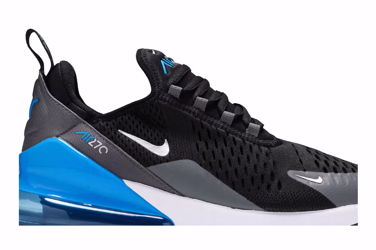 Nike Air Max 270 GS Black Light Photo Blue, view 3