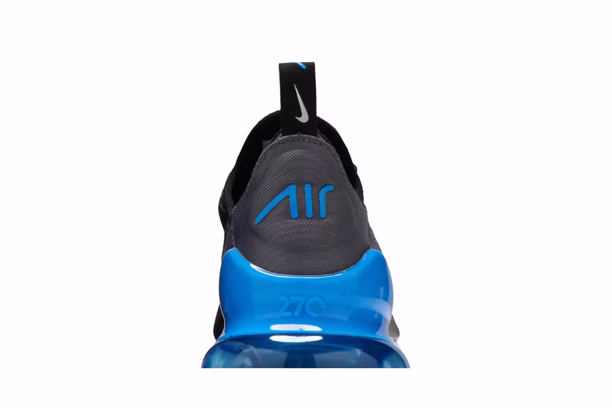 Nike Air Max 270 GS Black Light Photo Blue, view 8