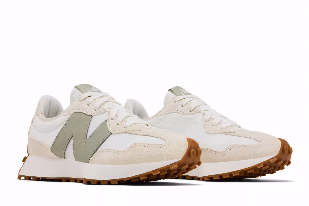 New Balance Women's 327 Linen Olivine, view 9