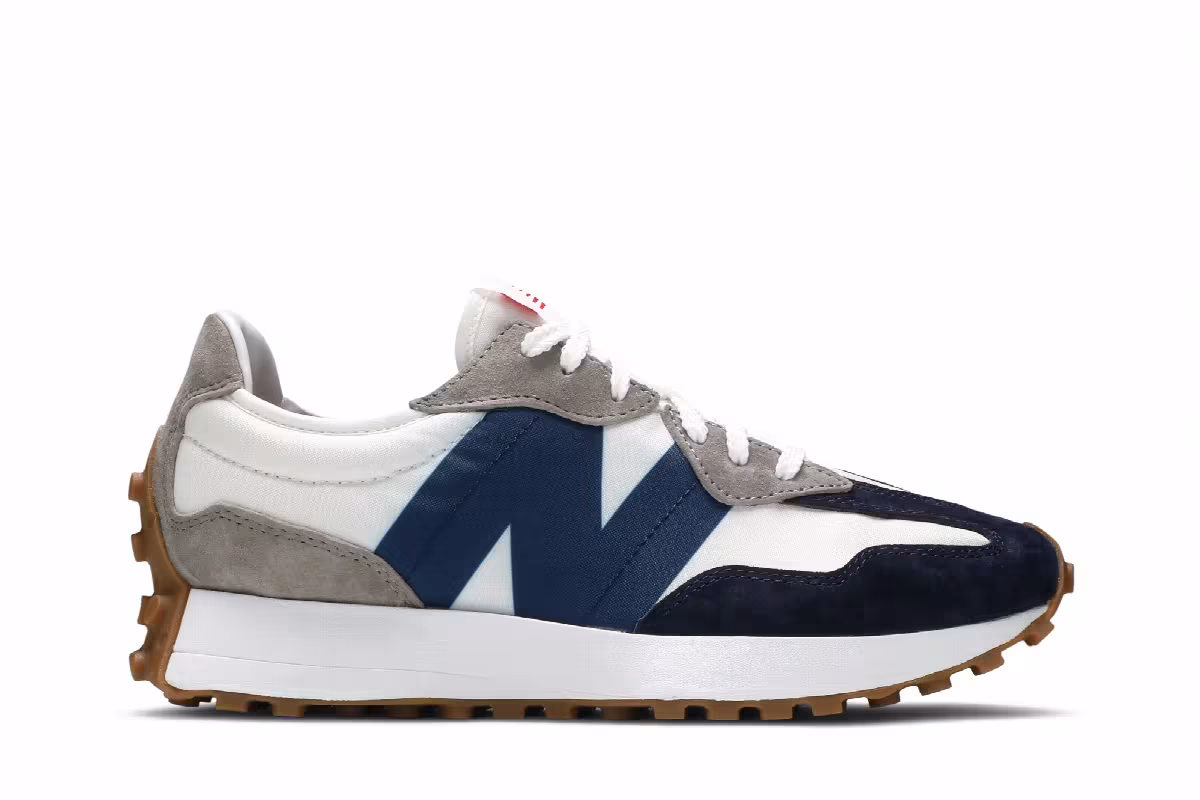 New Balance 327 Navy White, view 2