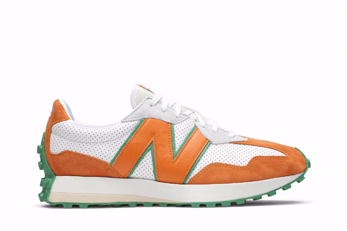 Casablanca x New Balance 327 Idealist - Orange, view 2