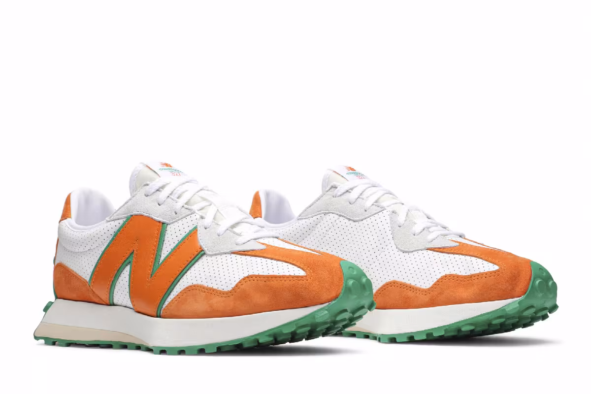 Casablanca x New Balance 327 Idealist - Orange, view 9
