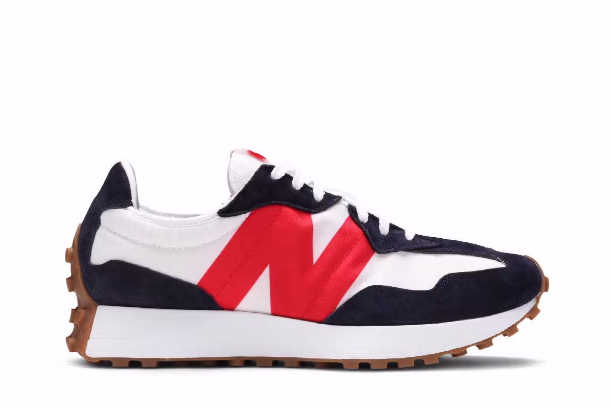 New Balance 327 Navy Red, view 2