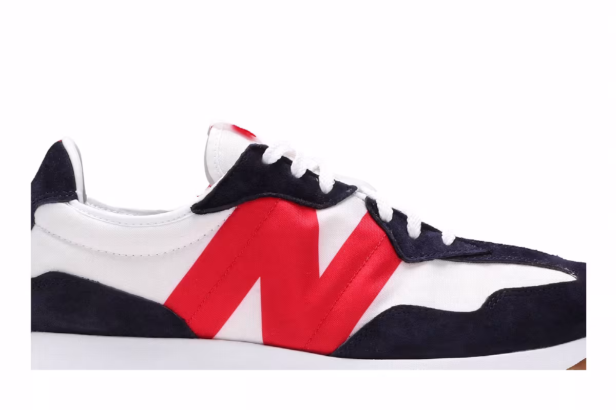 New Balance 327 Navy Red, view 3