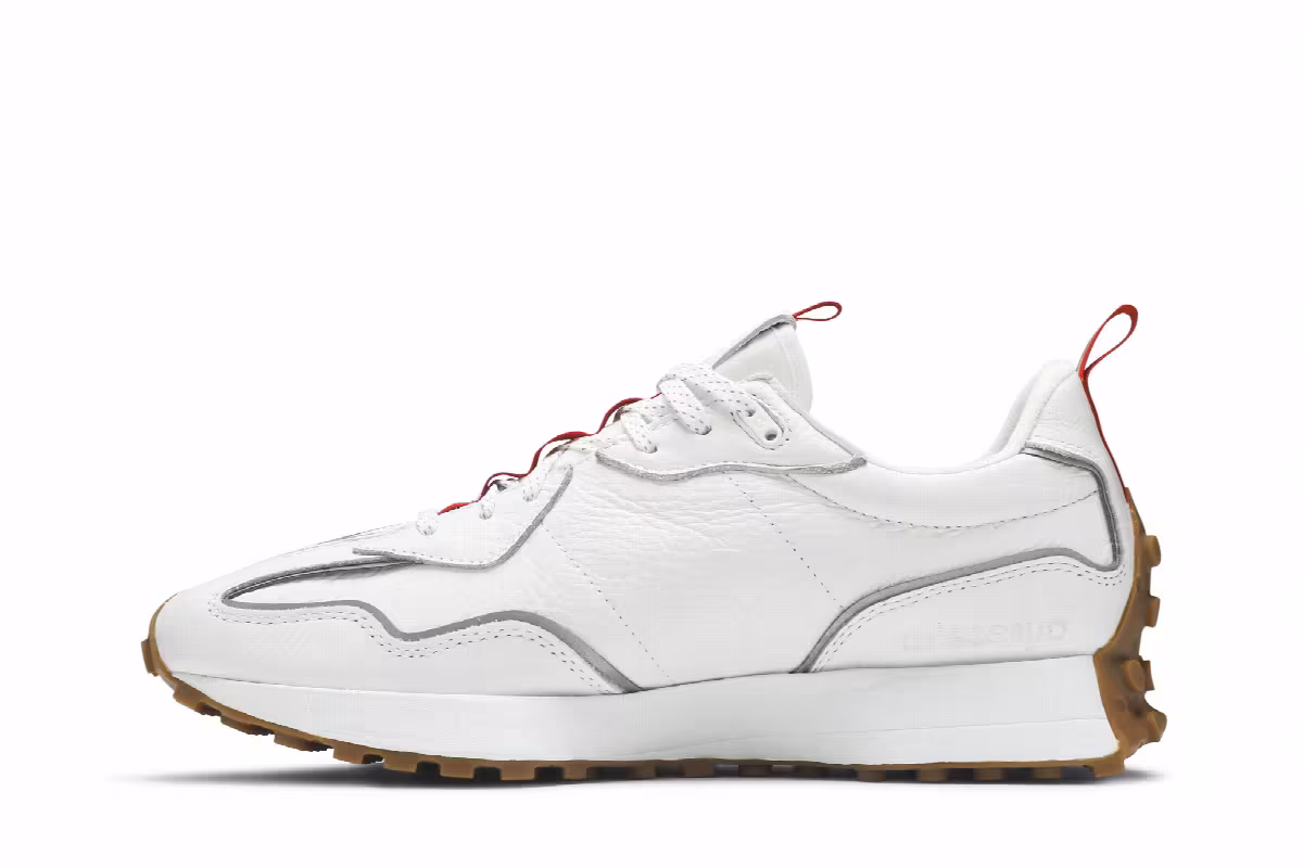 Aries x New Balance 327 INVINCIBLE II - White, view 4