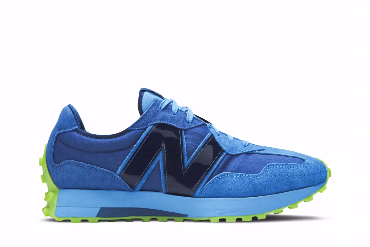 Jolly Rancher x New Balance 327 Blue Raspberry, view 2