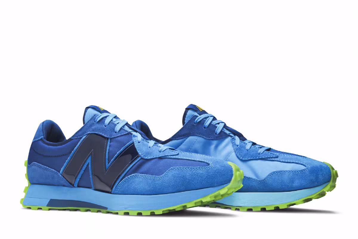 Jolly Rancher x New Balance 327 Blue Raspberry, view 9