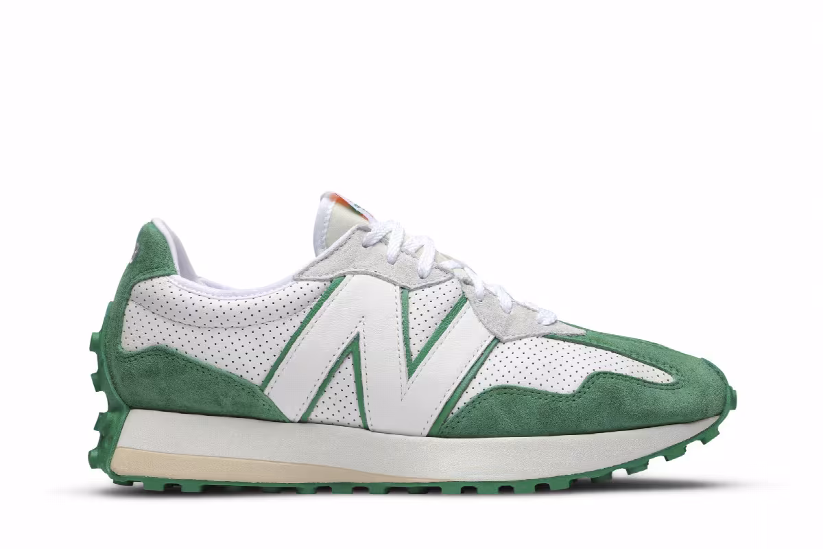 Casablanca x New Balance 327 Idealist - Green, view 2