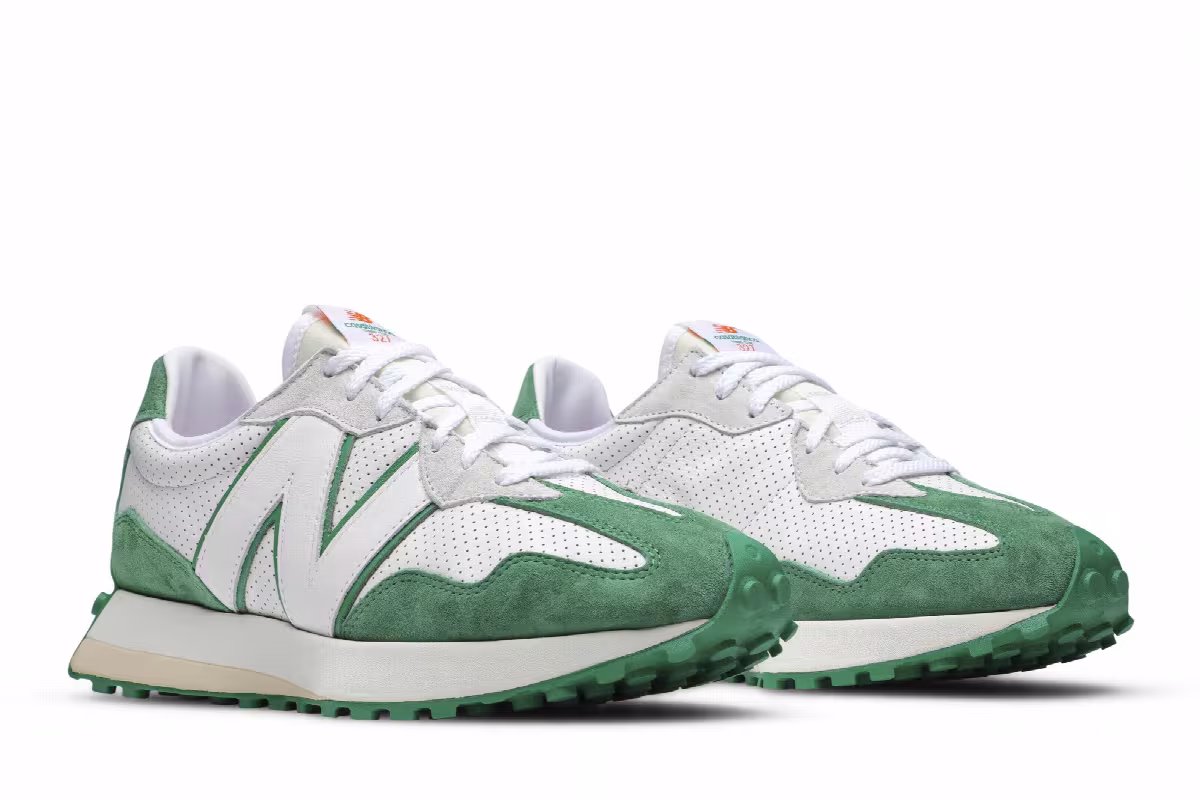 Casablanca x New Balance 327 Idealist - Green, view 9