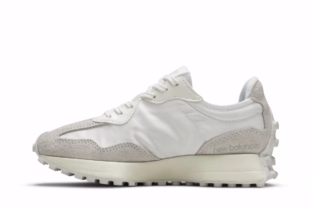 New Balance Women's 327 White Moonbeam, view 4
