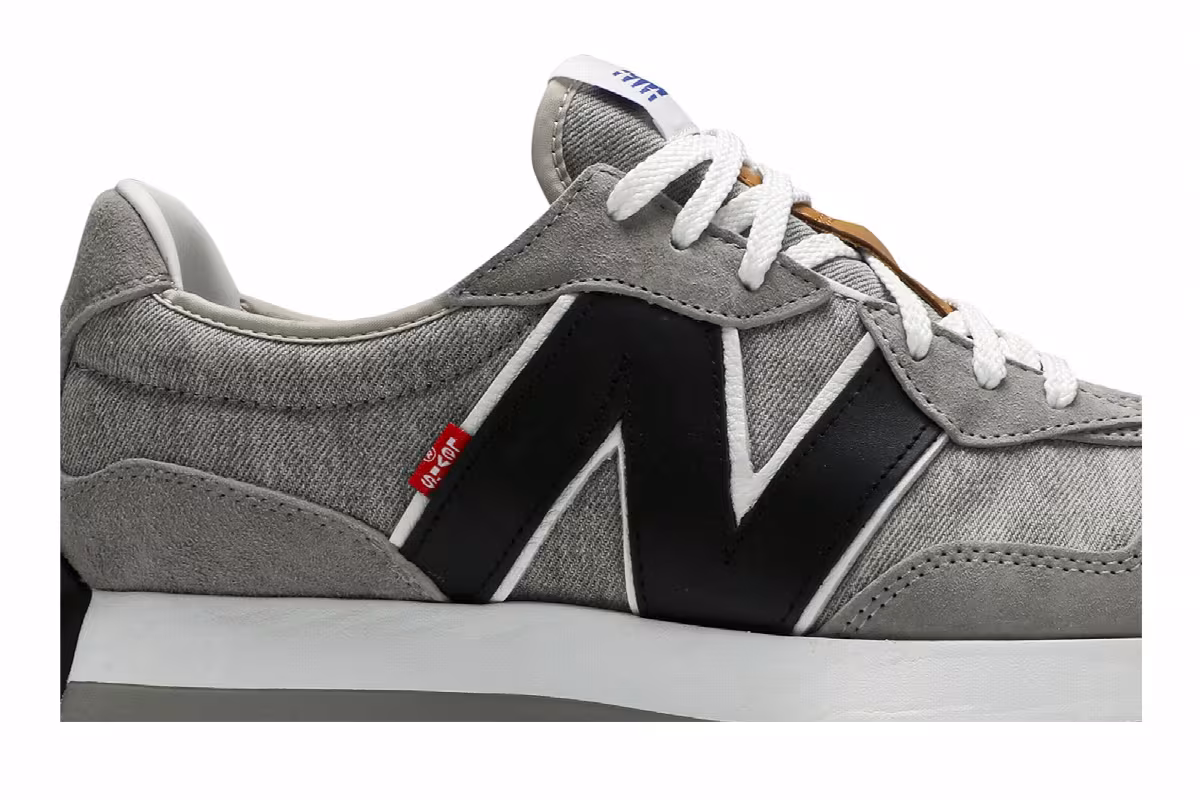 Levi's x New Balance 327 Grey Denim, view 3
