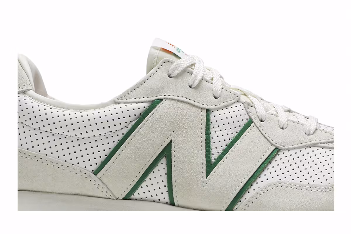 Casablanca x New Balance 327 Idéaliste - Cream Green, view 3