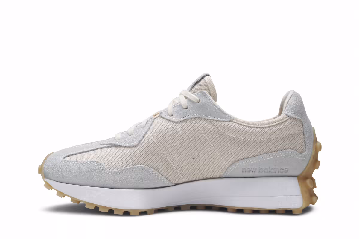 New Balance Women's 327 Light Blue Beige, view 4
