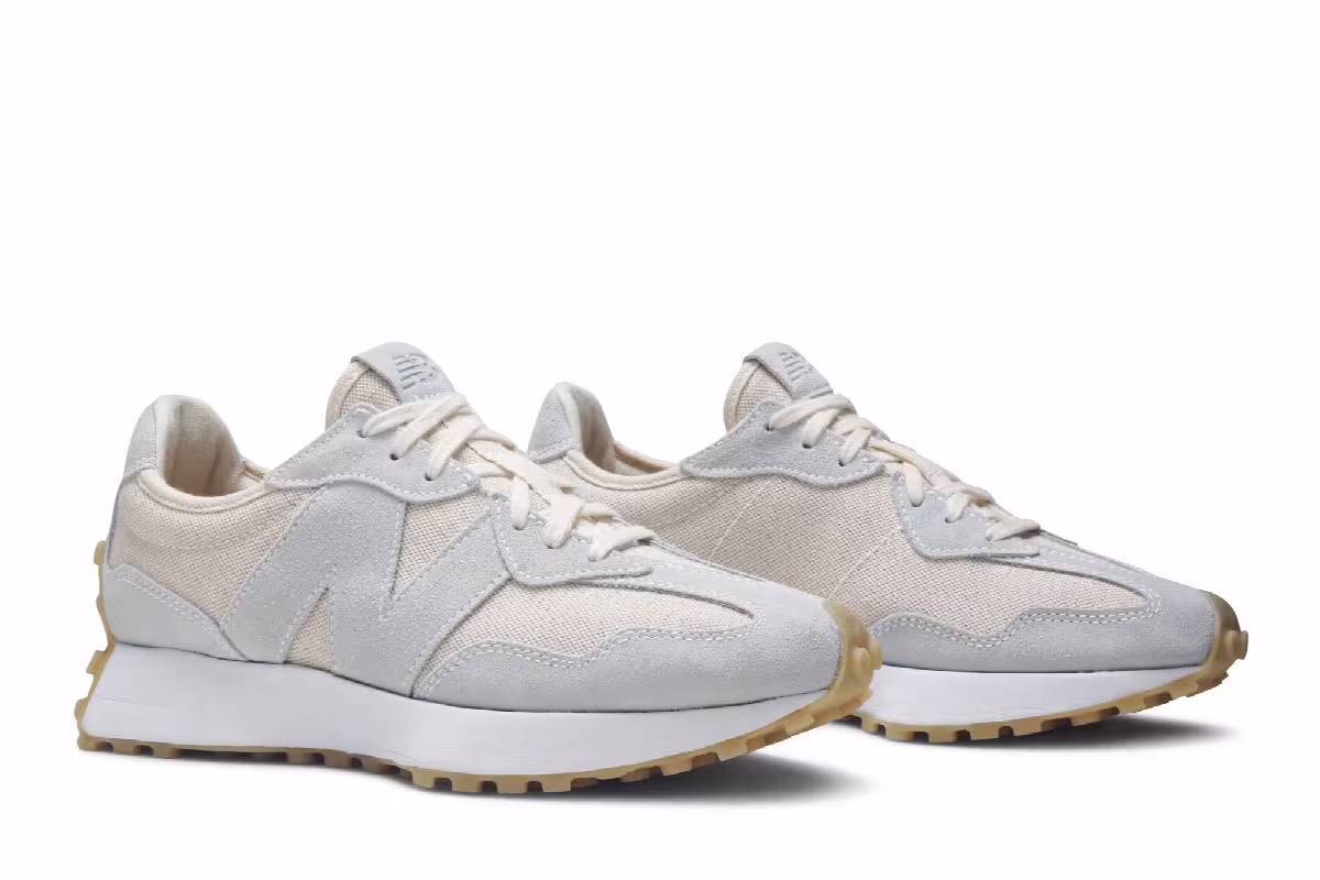 New Balance Women's 327 Light Blue Beige, view 9