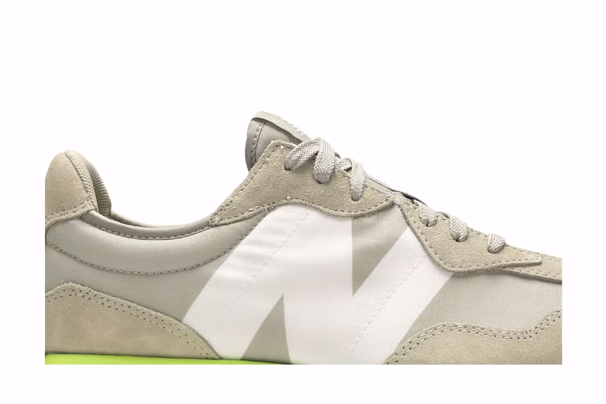 New Balance 327 Grey Oak Lemon Slush, view 3