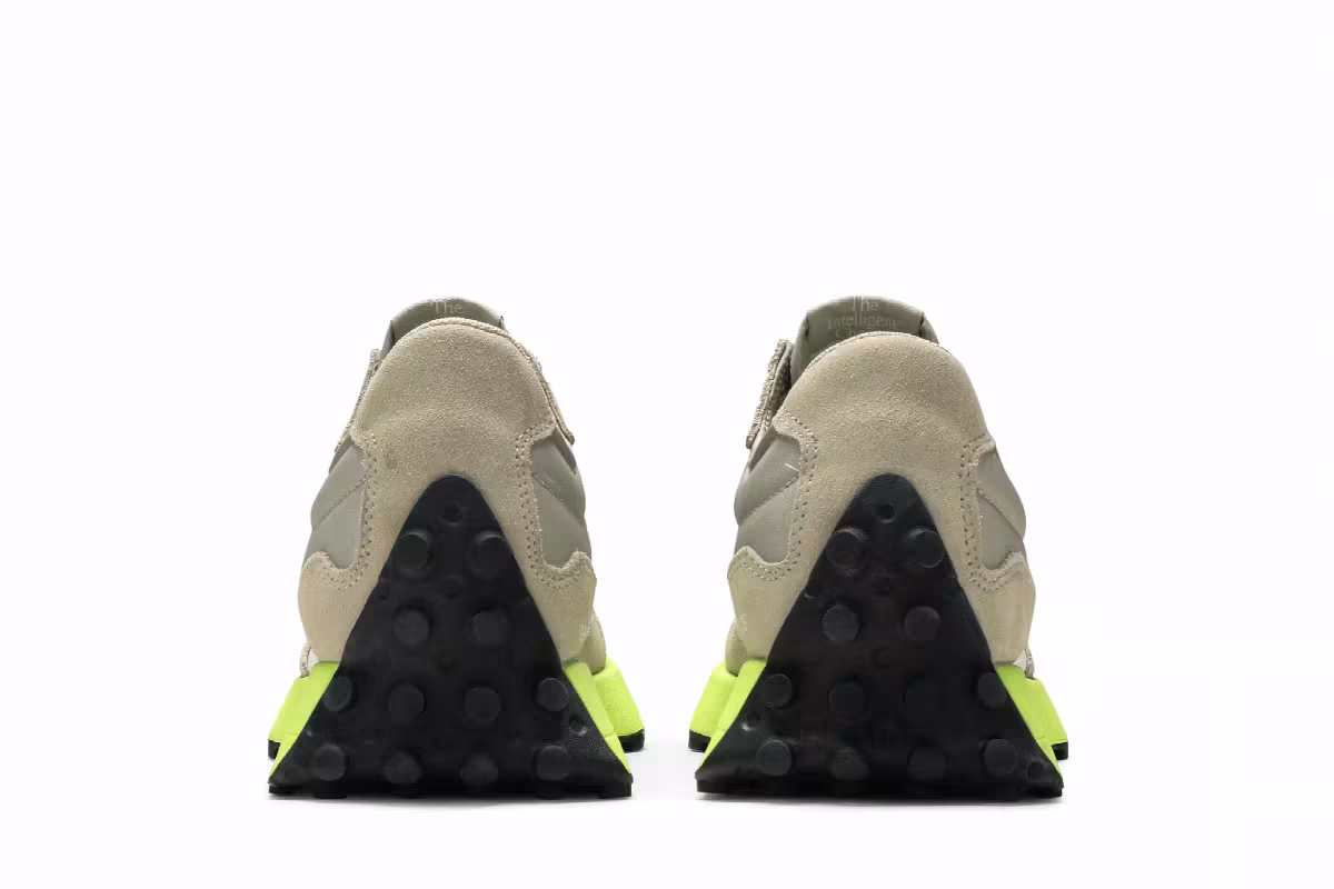 New Balance 327 Grey Oak Lemon Slush, view 7