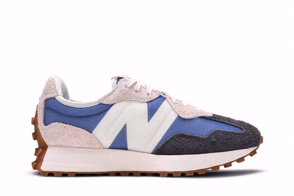 New Balance Women's 327 Magnetic Blue, view 2