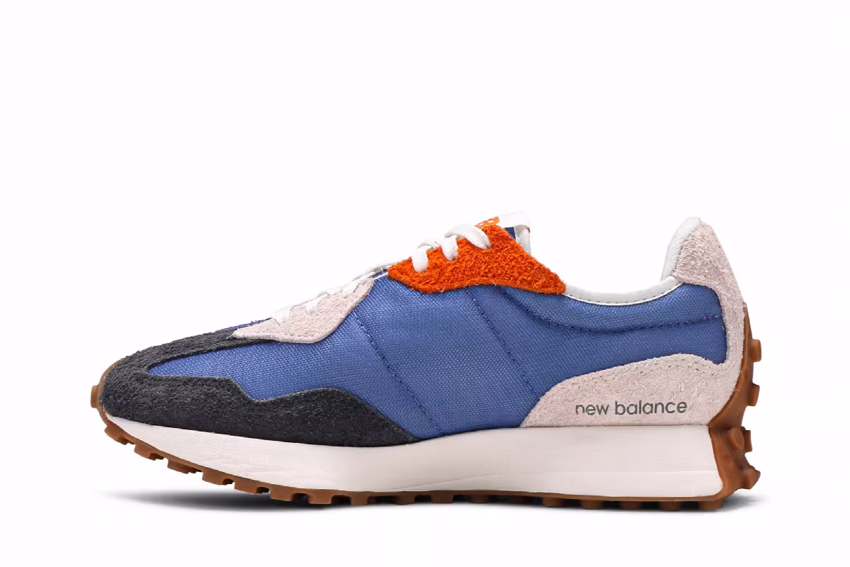 New Balance Women's 327 Magnetic Blue, view 4