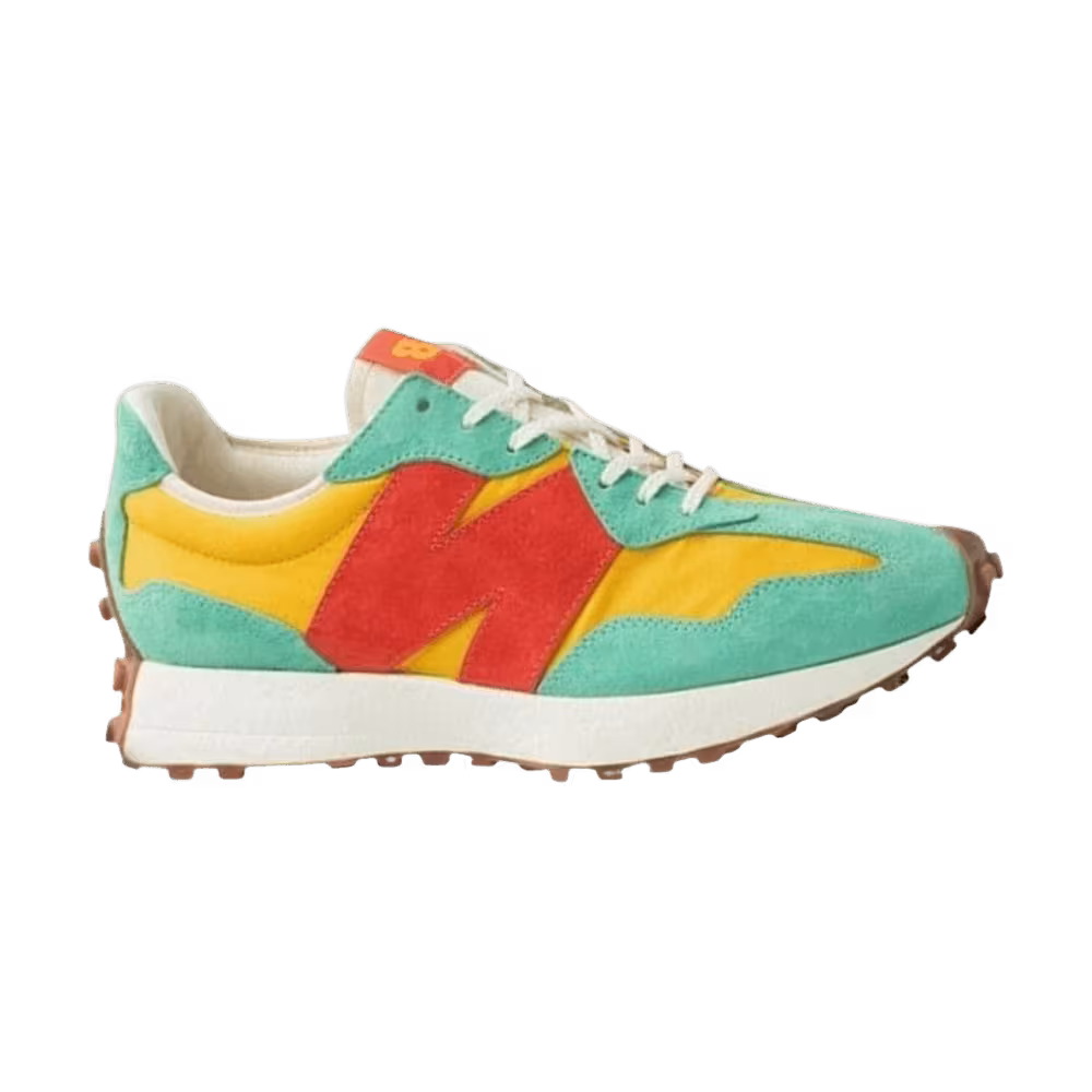 Size? x New Balance 327 Yellow Green Orange