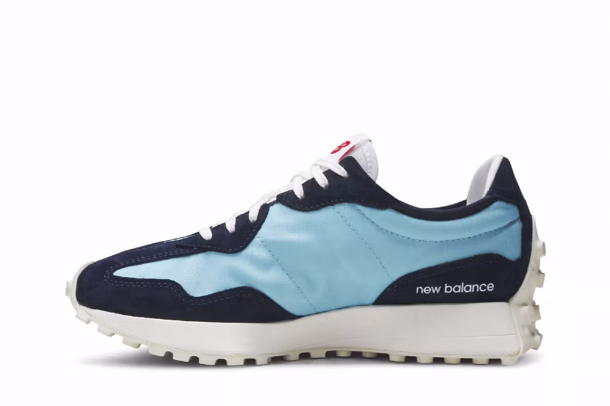 New Balance Women's 327 Wax Blue, view 4