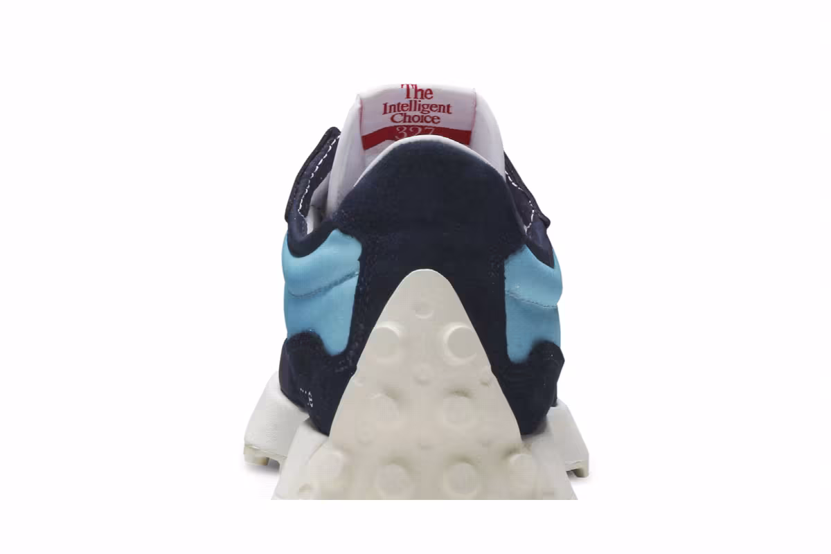 New Balance Women's 327 Wax Blue, view 8