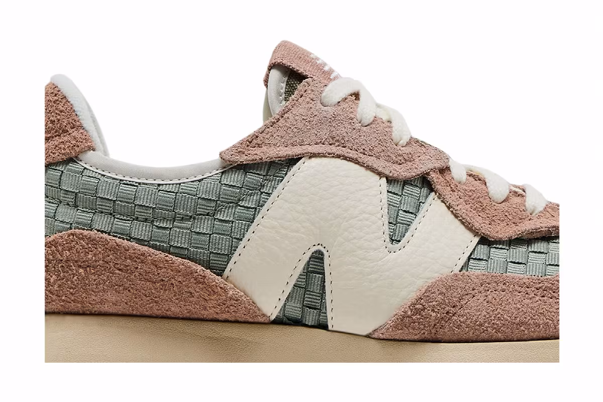 New Balance 327 Woven Pack - Flat Taupe Olivine, view 3