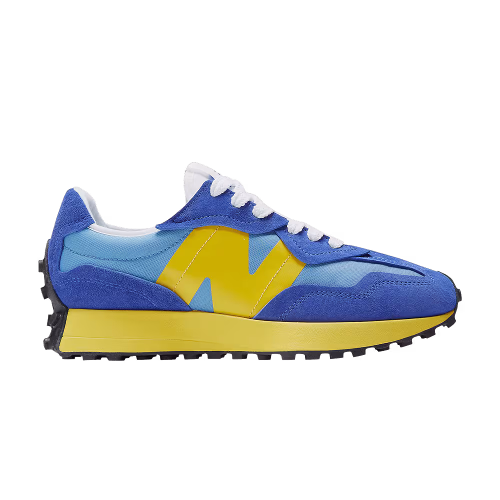 New Balance 327 Marine Blue Honeycomb