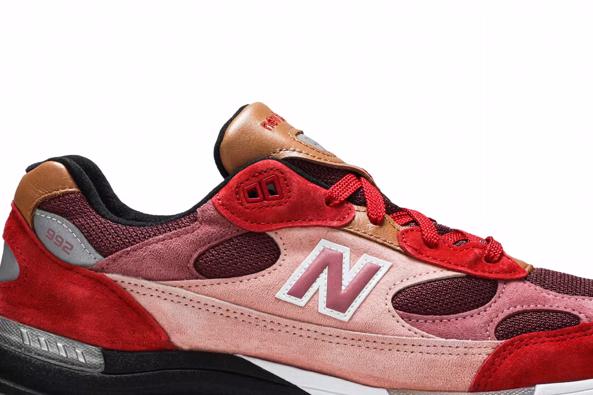 Joe Freshgoods x Don't Be Mad x New Balance 992 Made in USA Anatomy of a Heart, view 3