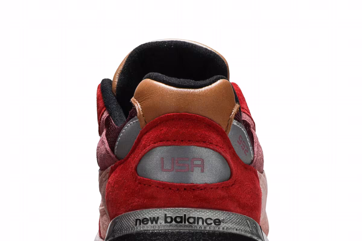 Joe Freshgoods x Don't Be Mad x New Balance 992 Made in USA Anatomy of a Heart, view 8