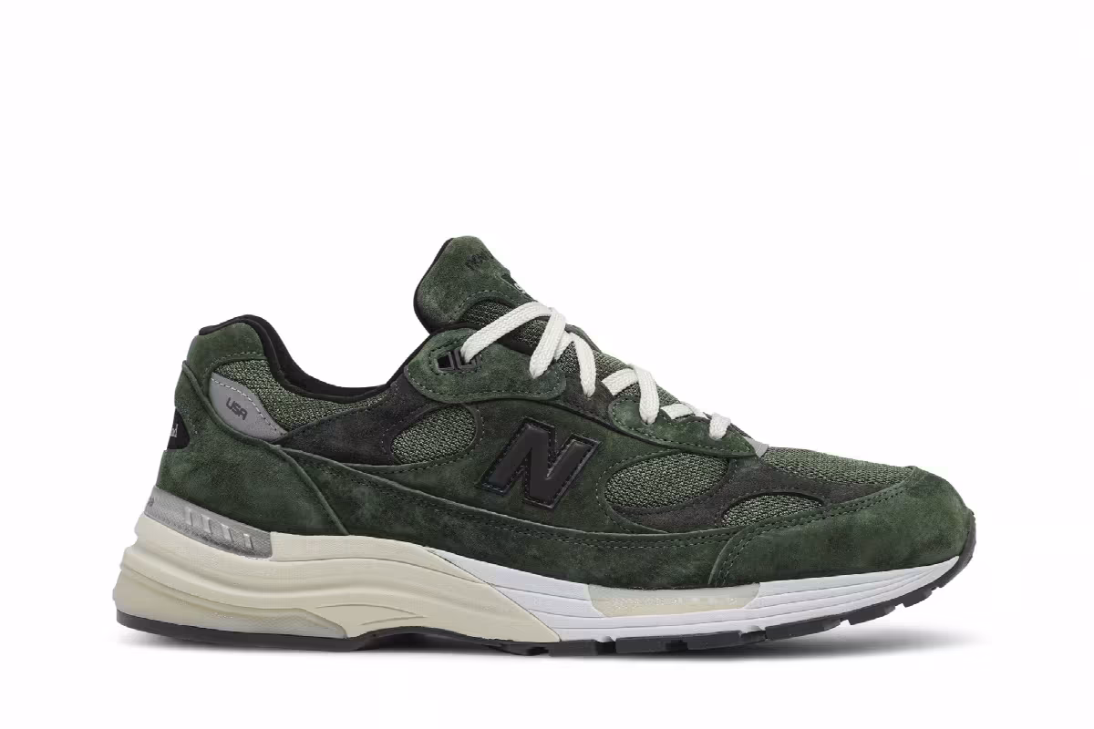 JJJJound x New Balance 992 Made in USA Mossy Green, view 2