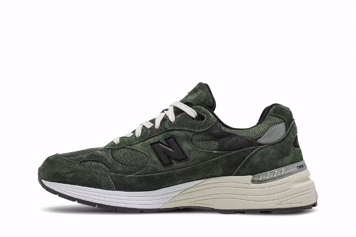 JJJJound x New Balance 992 Made in USA Mossy Green, view 4