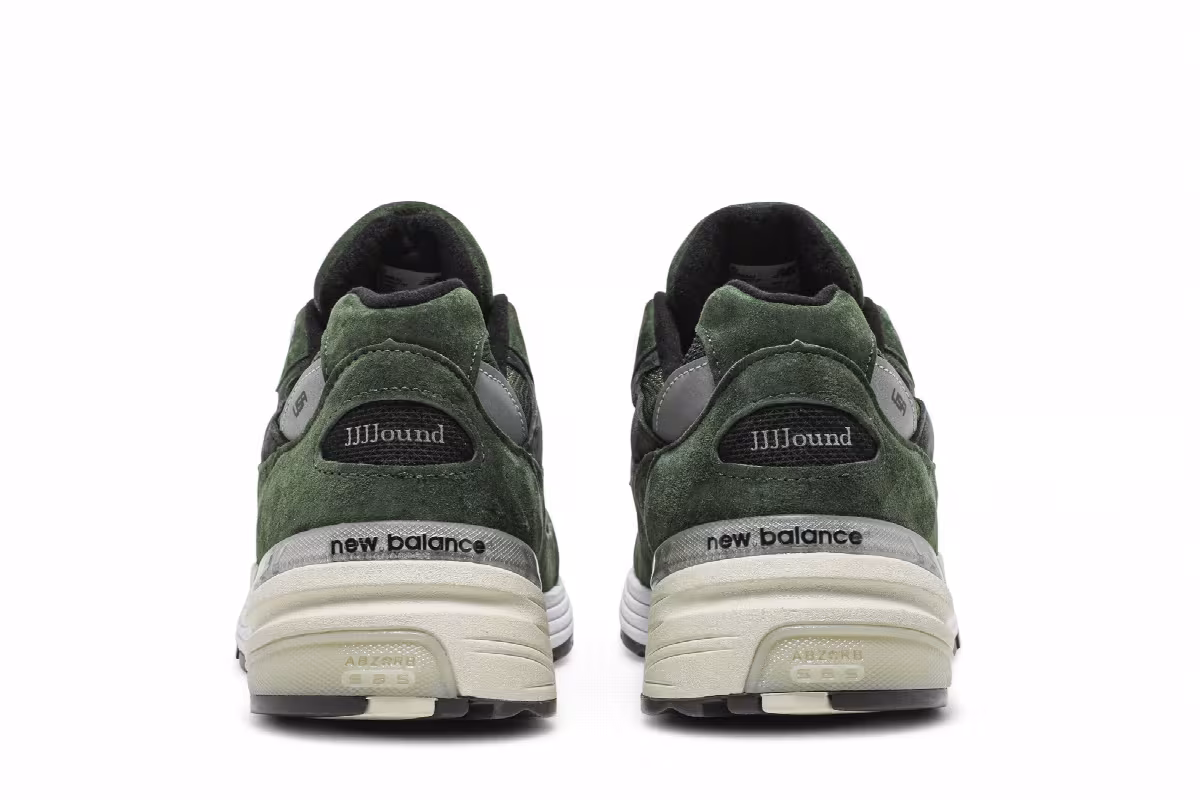 JJJJound x New Balance 992 Made in USA Mossy Green, view 7