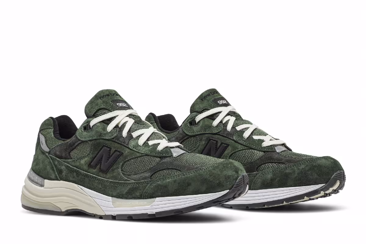 JJJJound x New Balance 992 Made in USA Mossy Green, view 9