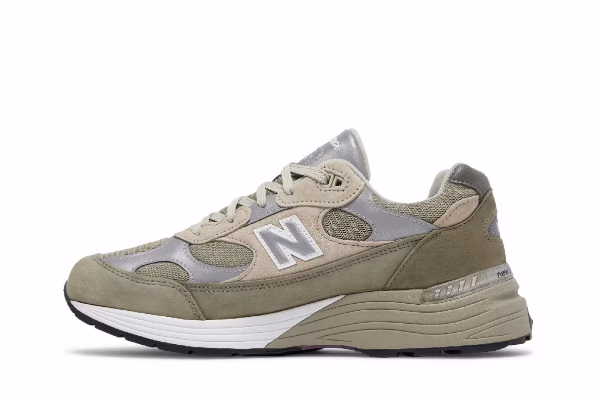WTAPS x New Balance 992 Made in USA Olive Drab, view 4