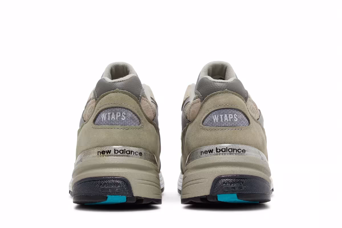 WTAPS x New Balance 992 Made in USA Olive Drab, view 7