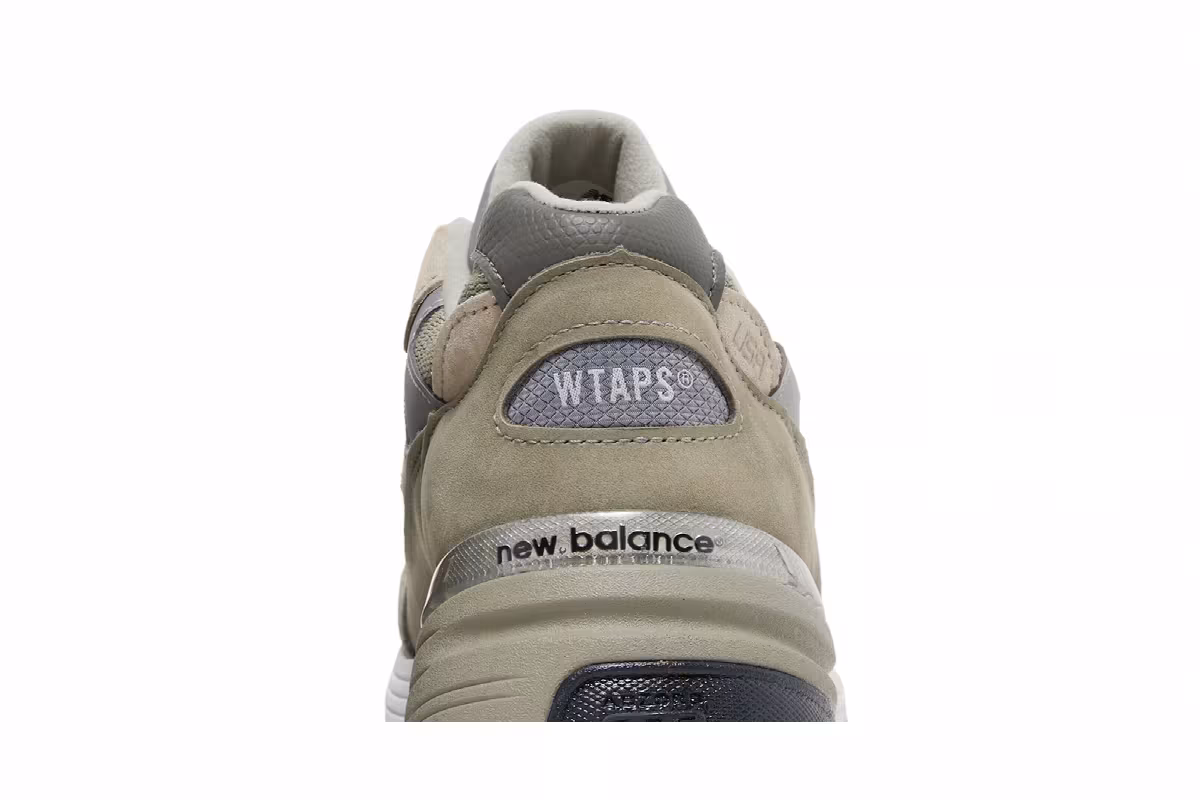 WTAPS x New Balance 992 Made in USA Olive Drab, view 8