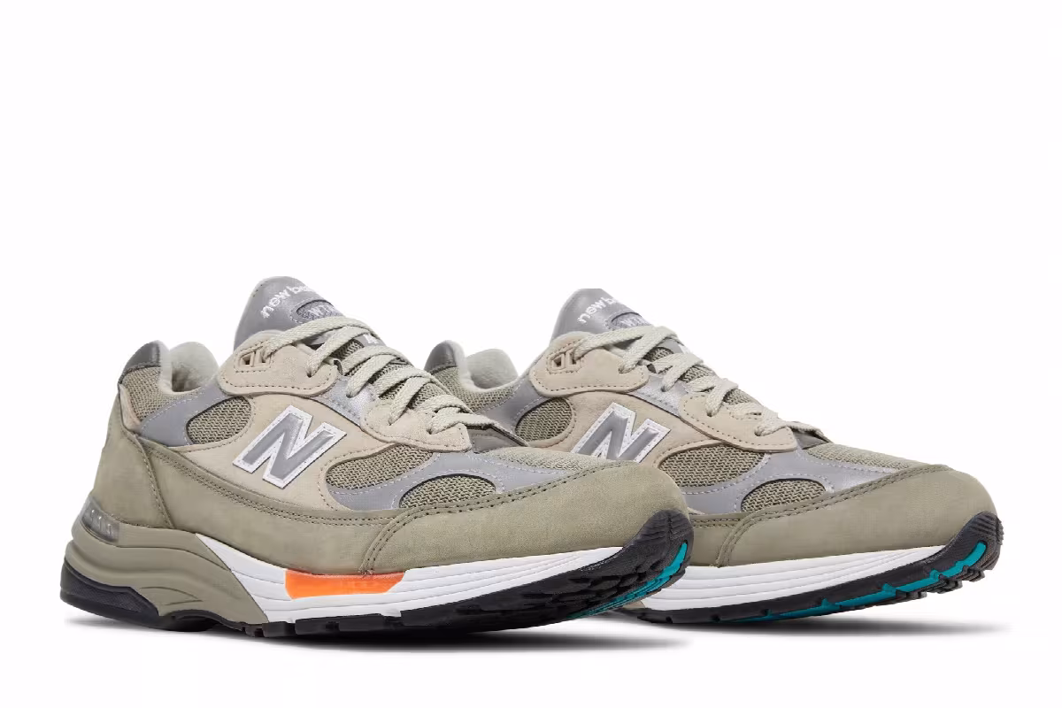 WTAPS x New Balance 992 Made in USA Olive Drab, view 9