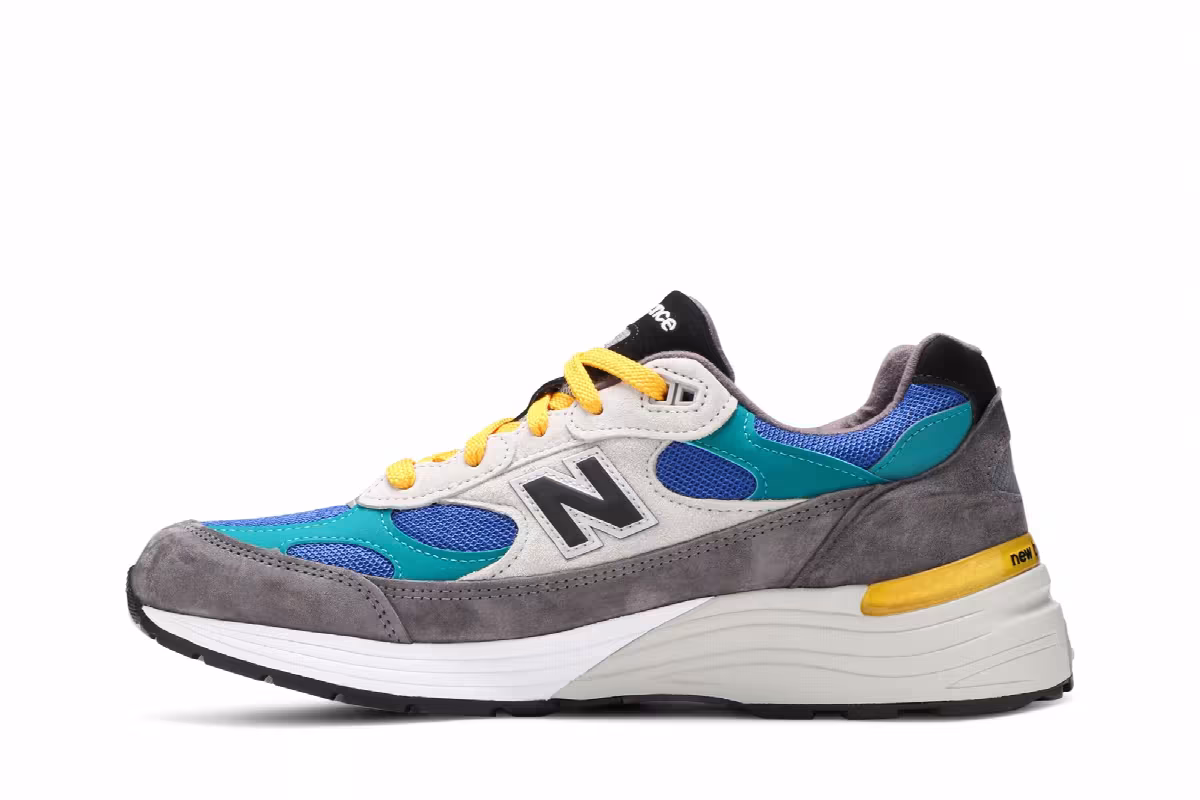 New Balance 992 Made in USA Colorblock, view 4